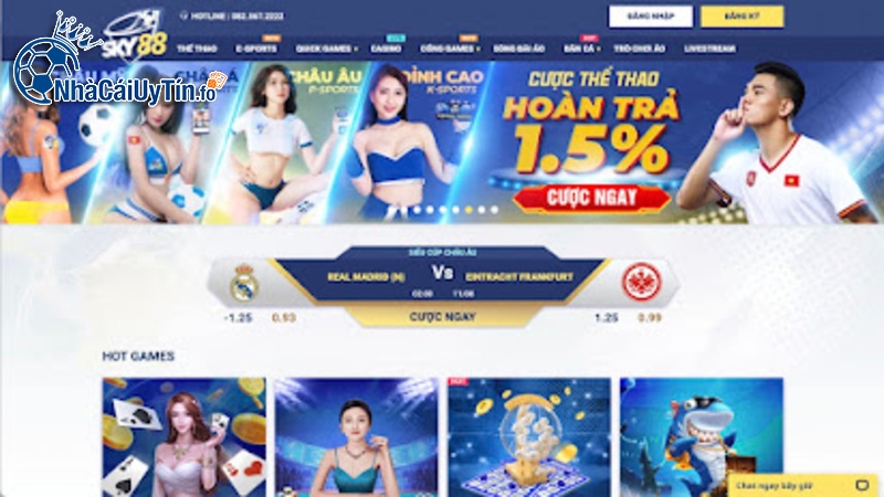Nhà cái Sky88 uy tín và minh bạch